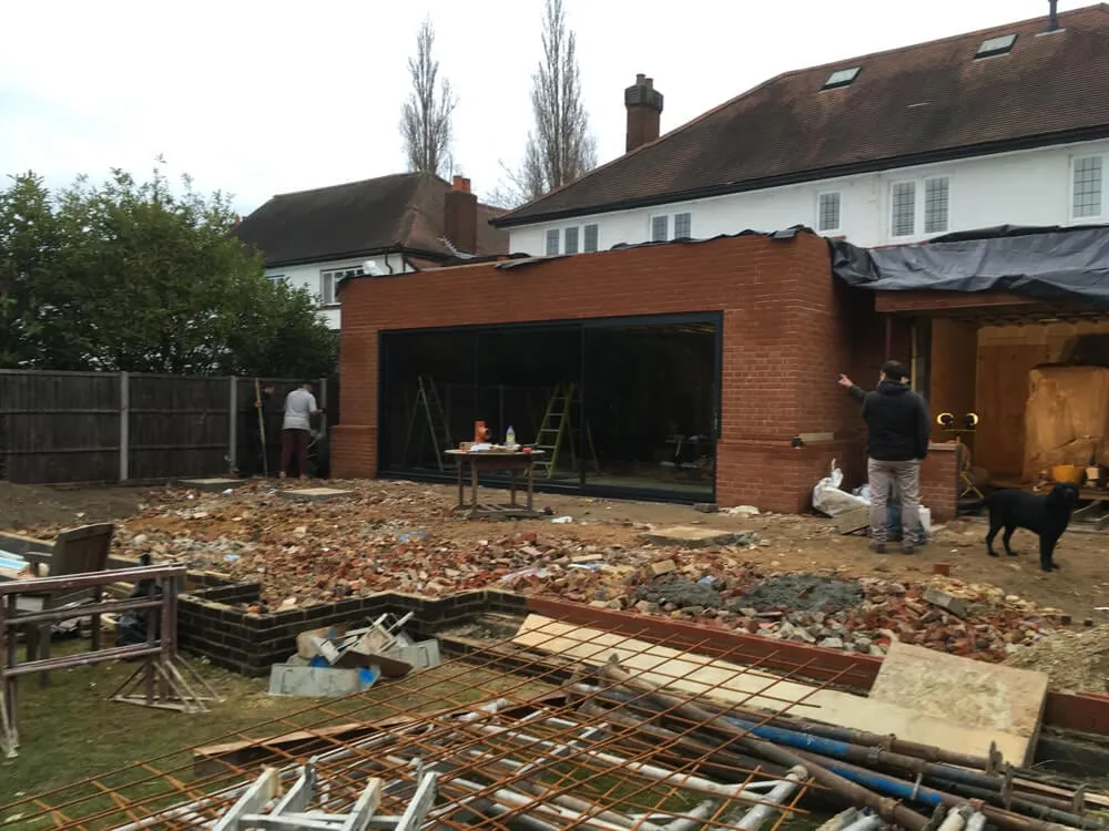 Large extension and new patio, Thames Ditton – photo 5