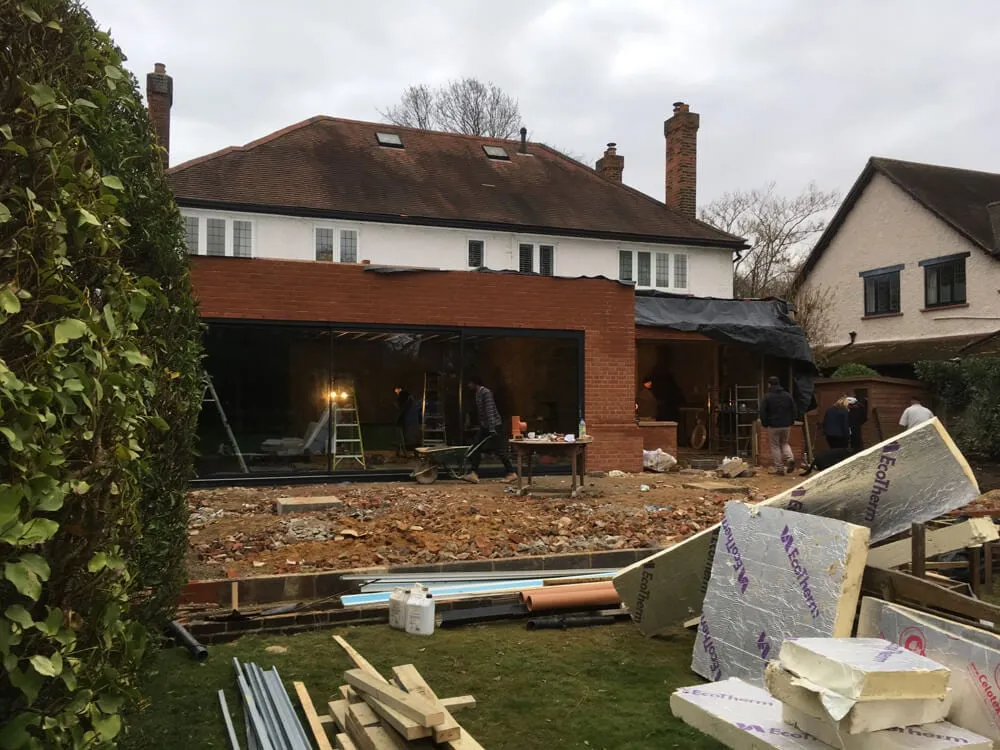 Large extension and new patio, Thames Ditton – photo 6