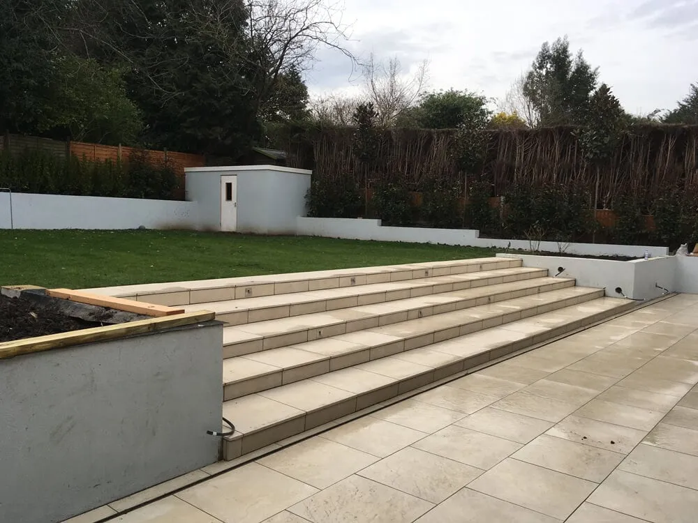 Large rear extension and landscaping, Oxshott – photo 15
