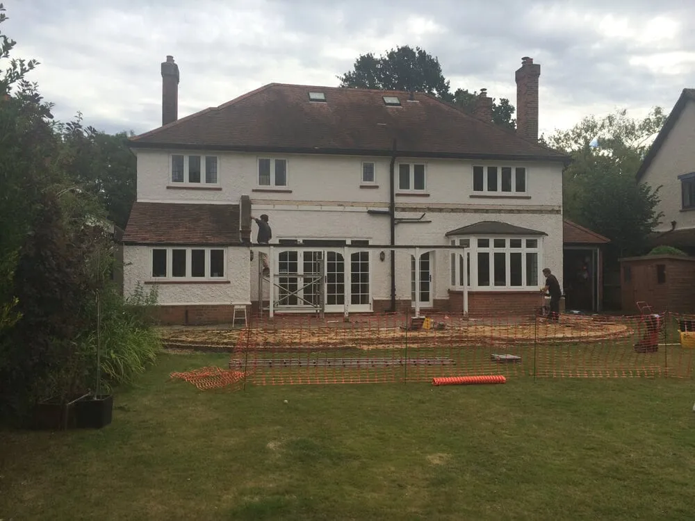Large extension and new patio, Thames Ditton – photo 18