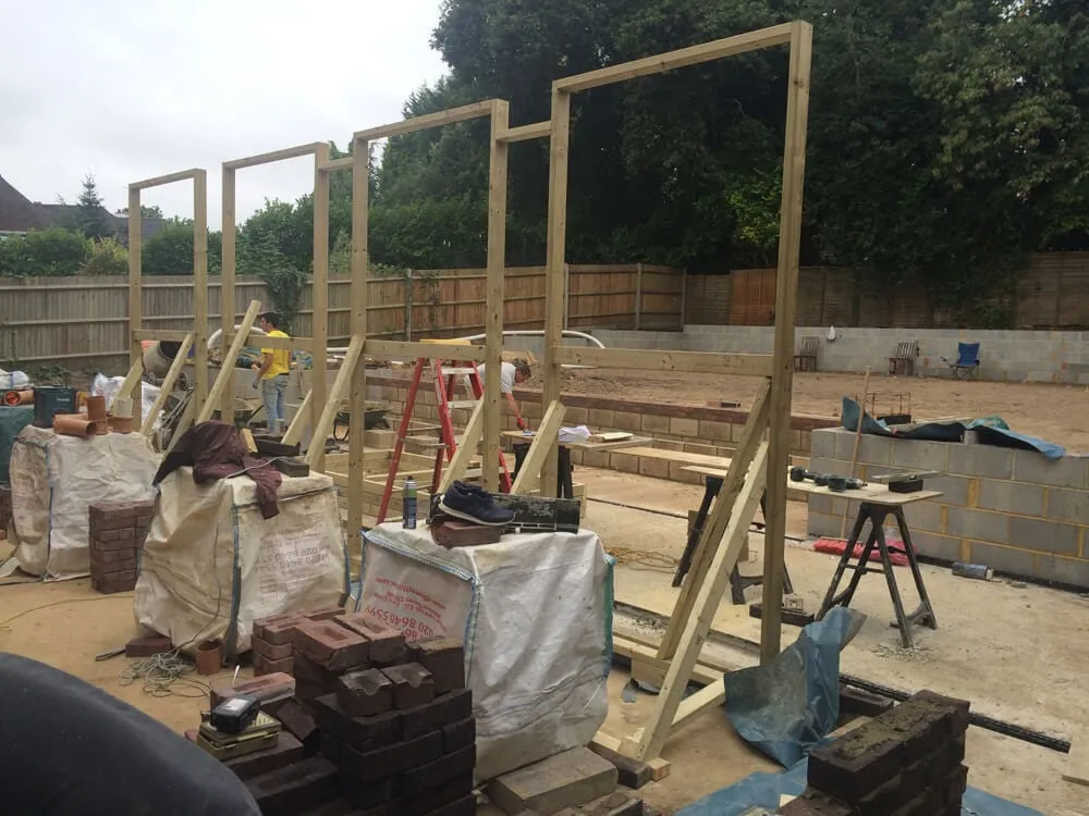 Large rear extension and landscaping, Oxshott – photo 1